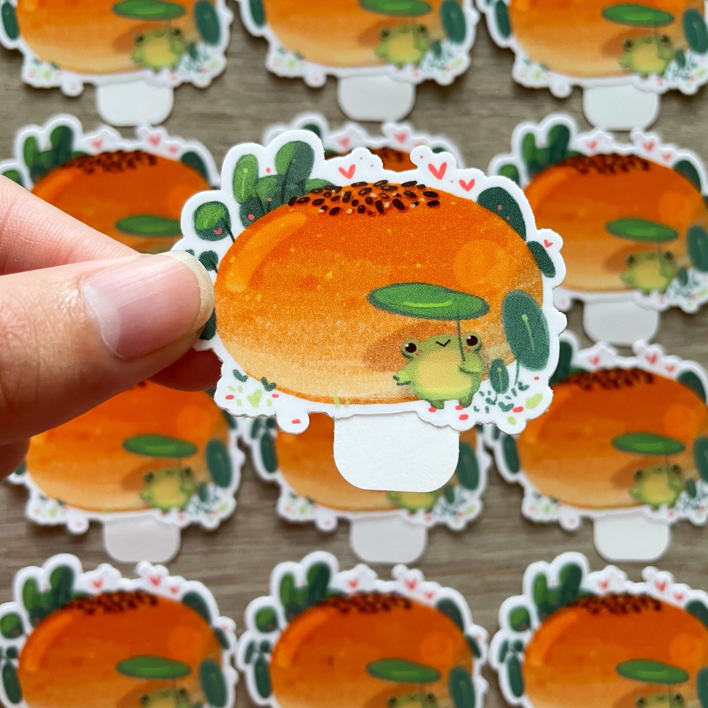 Anpan Ribbert Frog Stickers - Die Cut