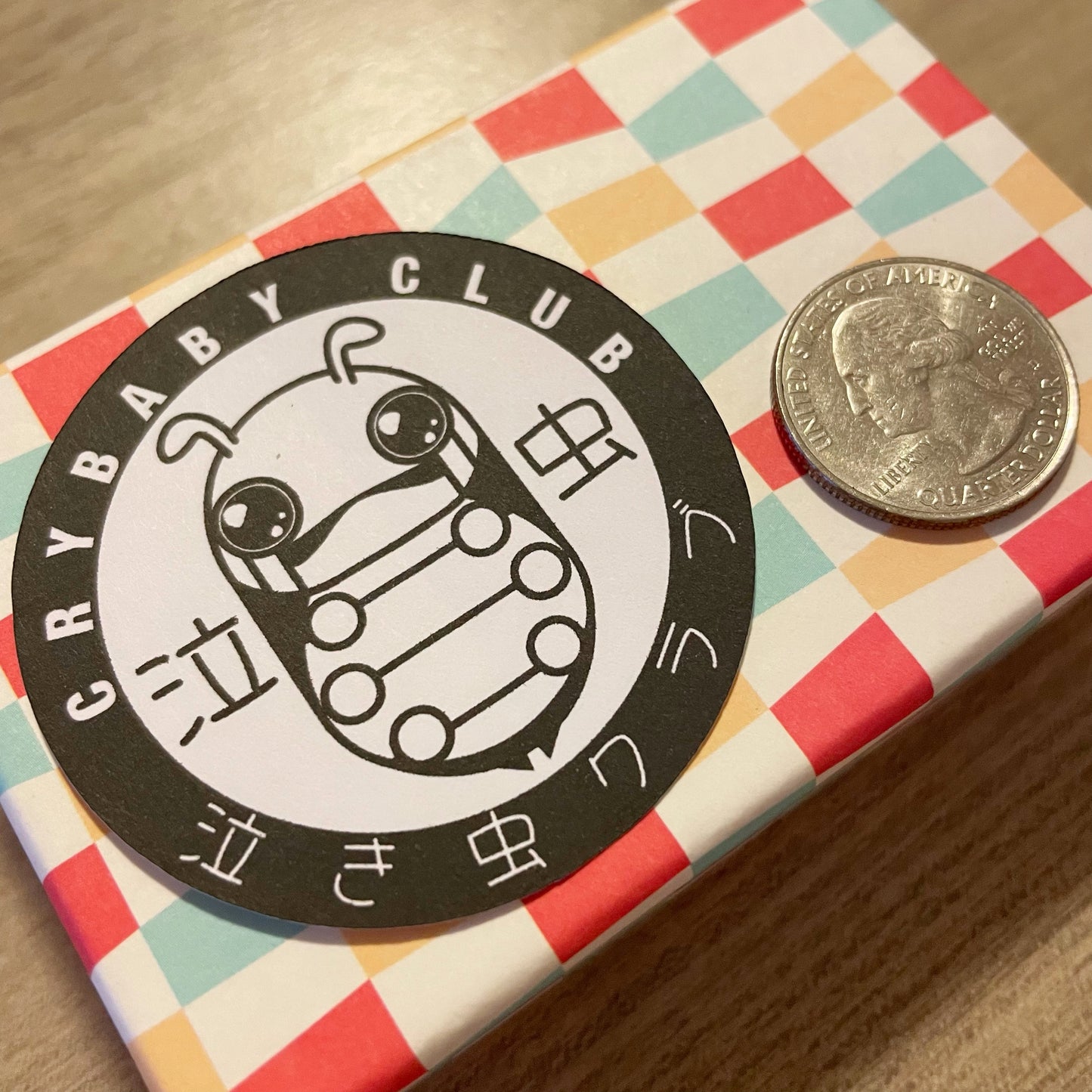 Crybaby Club Pilliam Pill Bug Roly Poly Stickers - Die Cut