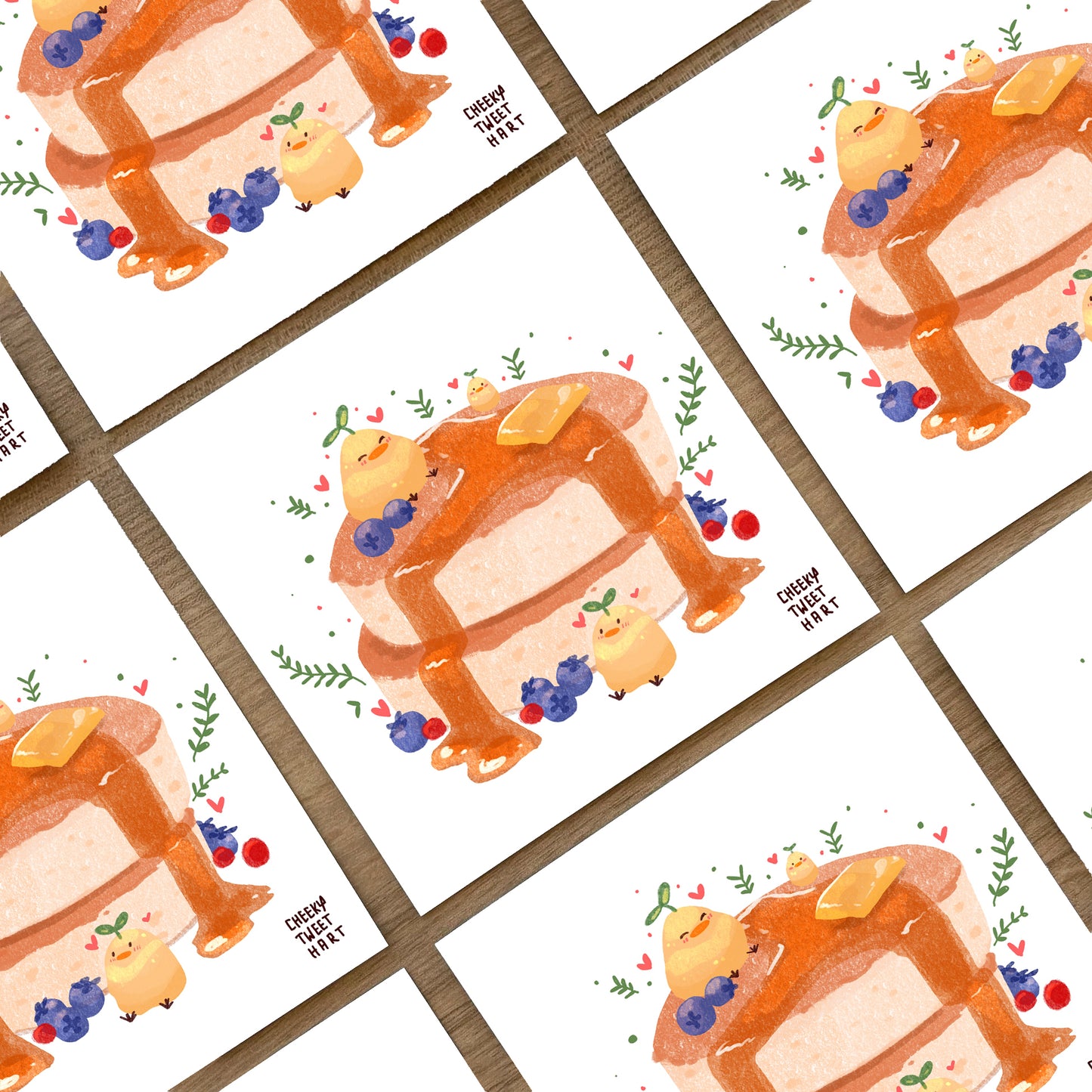 Chick Pancakes Art Prints #AP121