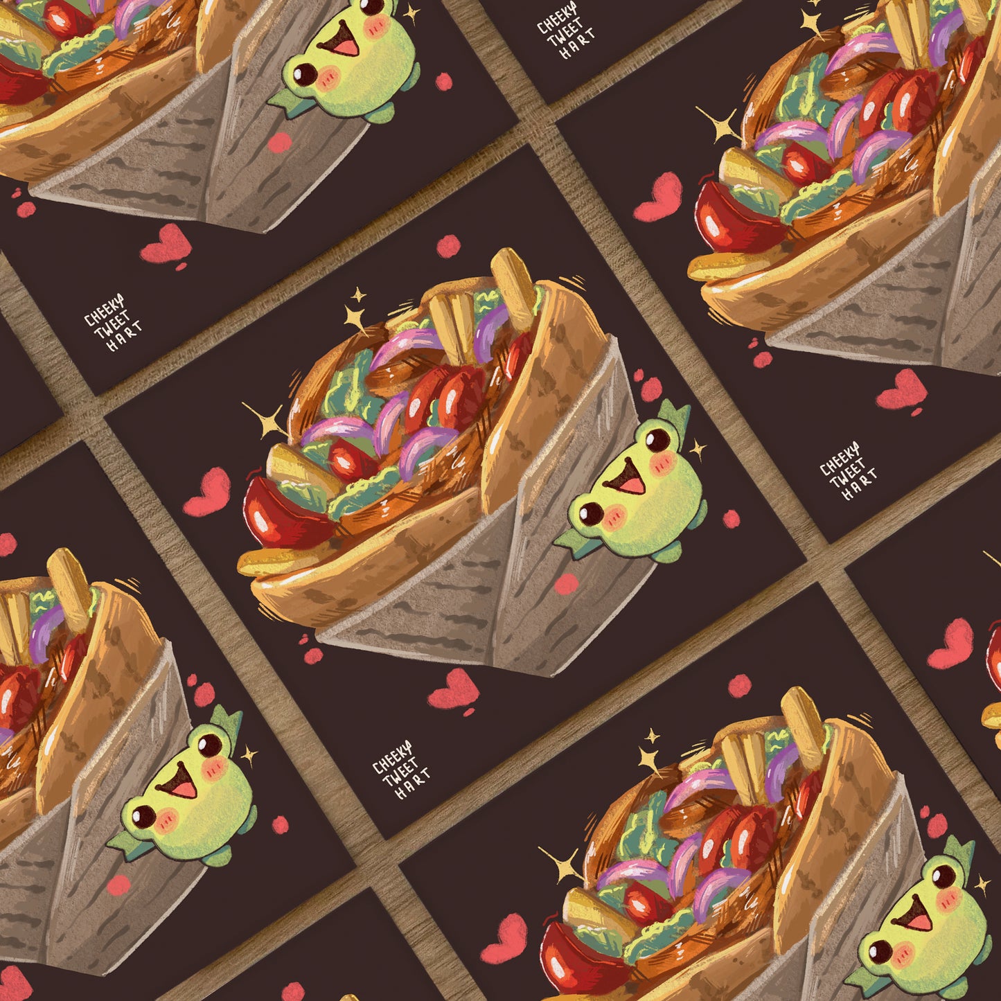 Gyro Ribbert Frog Art Prints - Patreon Limited Edition 22 Feb #AP1009