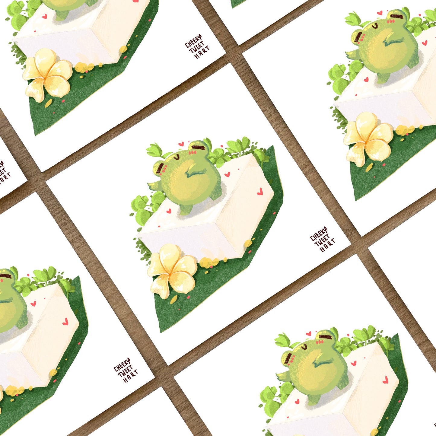 Haupia Ribbert Frog Art Prints #AP128