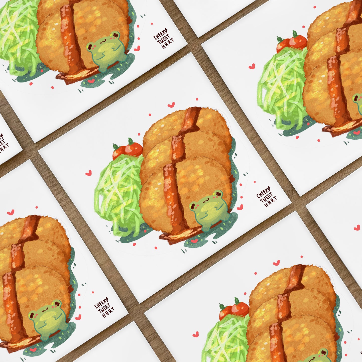 Korokke Ribbert Frog Art Prints #AP075