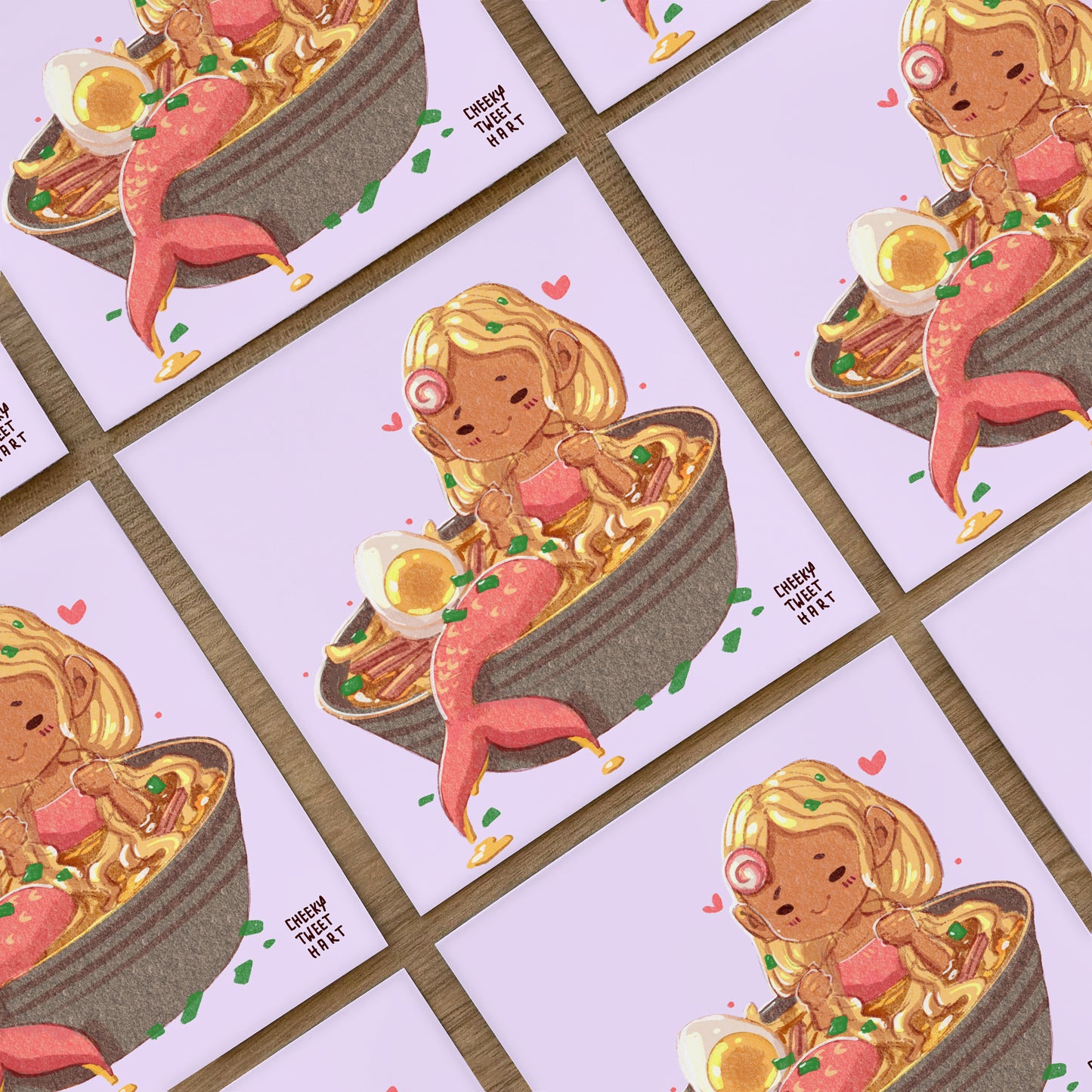 Saimin Mermaid Art Prints #AP107