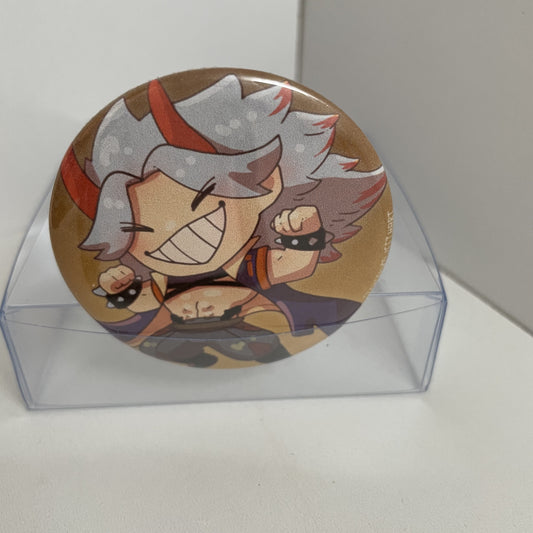 Genshin Impact Arataki Itto Pinback Button - 2.25 inch Badge #BUTT003