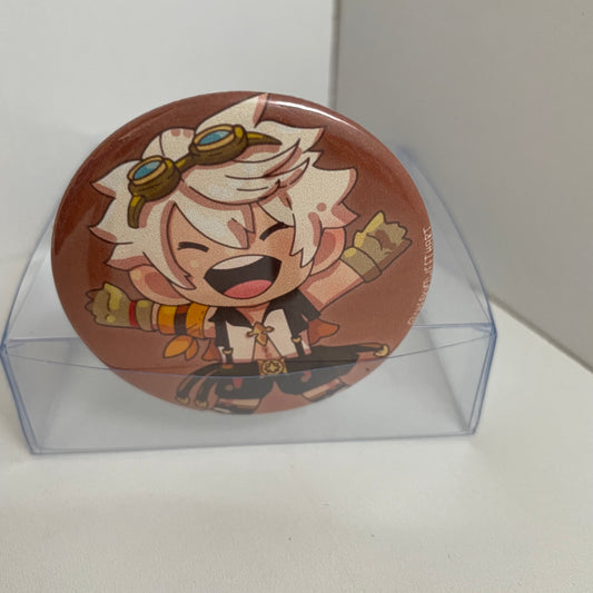 Genshin Impact Bennett Pinback Button - 2.25 inch Badge #BUTT006