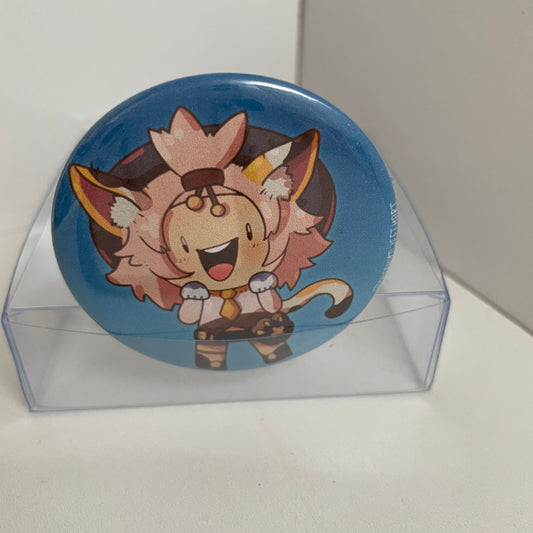 Genshin Impact Diona Pinback Button - 2.25 inch Badge #BUTT009