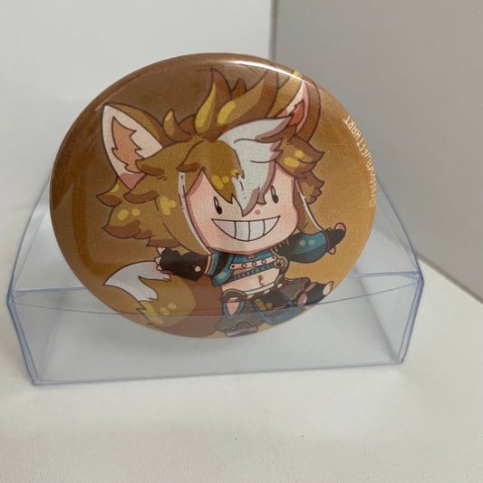 Genshin Impact Gorou Pinback Button - 2.25 inch Badge #BUTT013