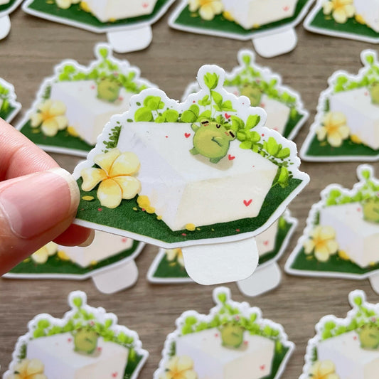 Haupia Ribbert Frog Stickers - Die Cut