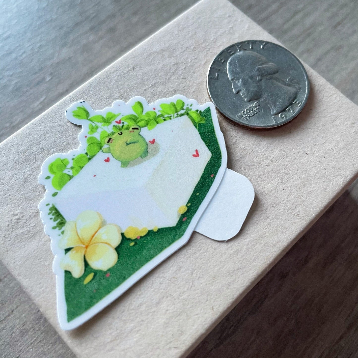 Haupia Ribbert Frog Stickers - Die Cut