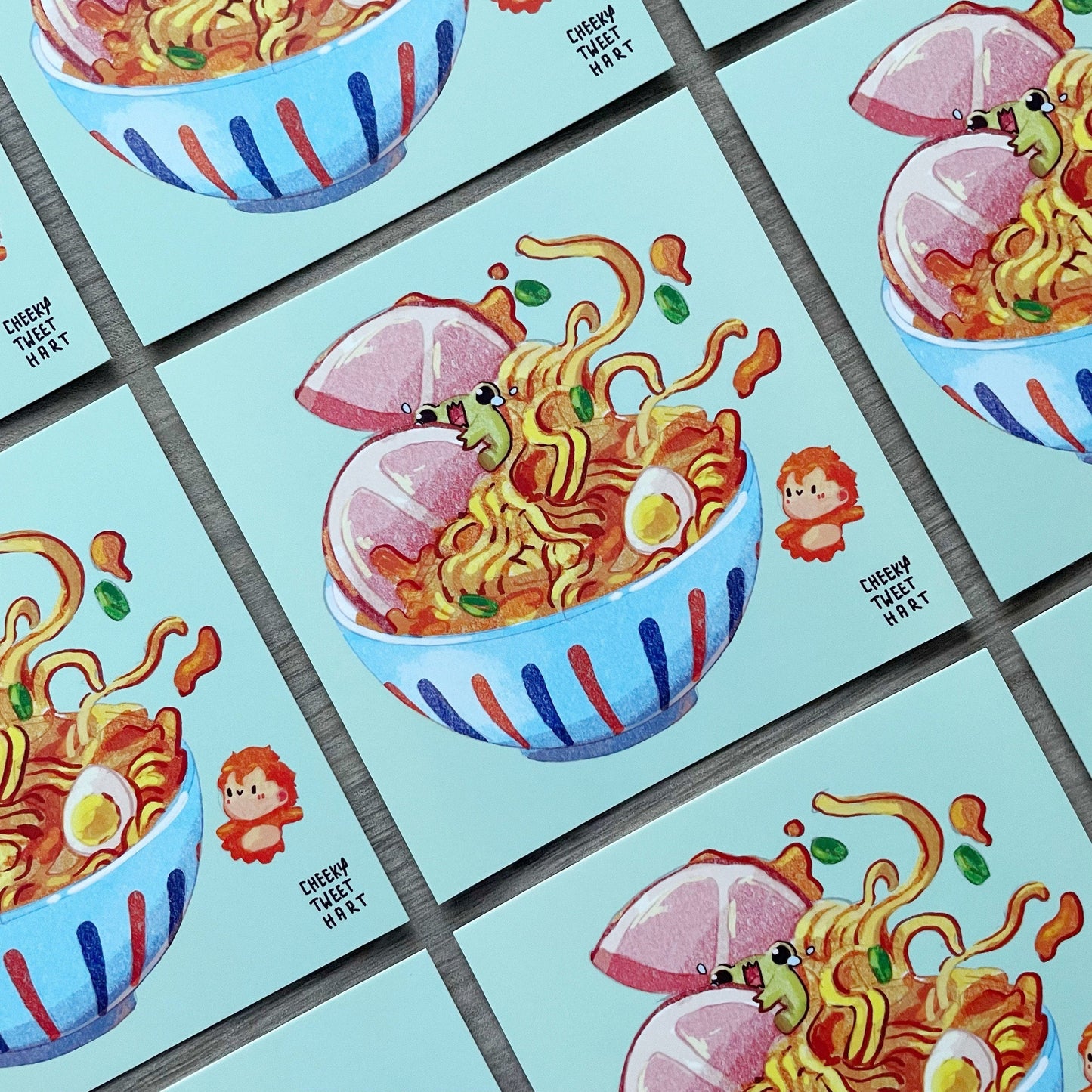 SG Princess Ramen Art Prints #AP037
