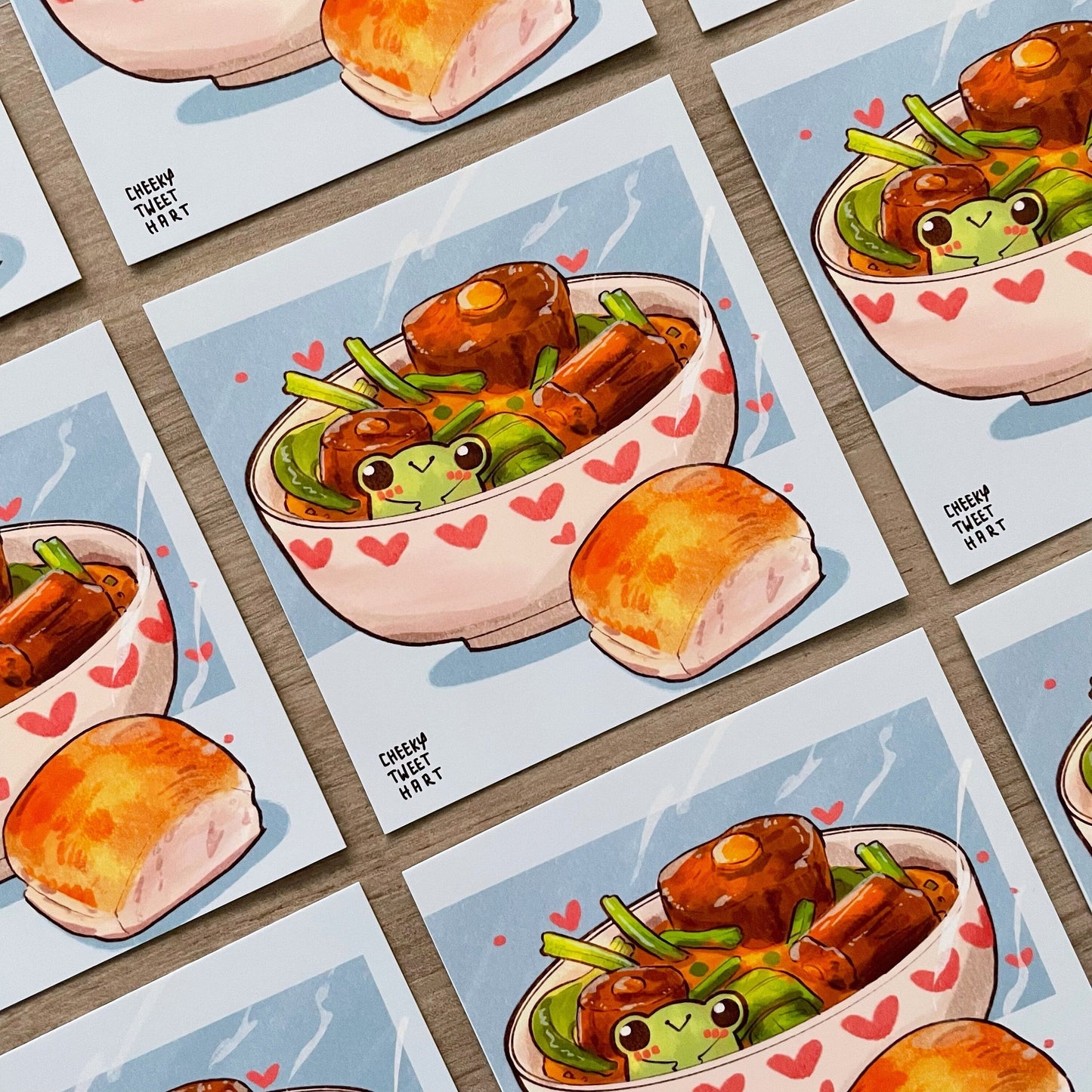 Kare Kare Ribbert Frog Art Prints #AP024