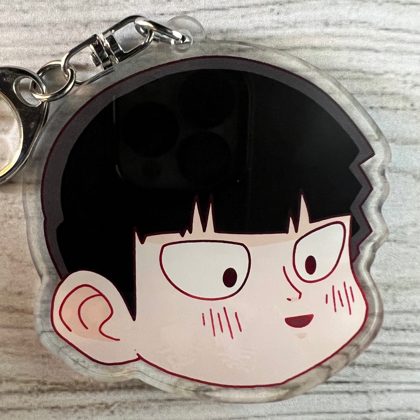 MP Anime Chibi Mob Acrylic Charm Keychain Accessory #AC061