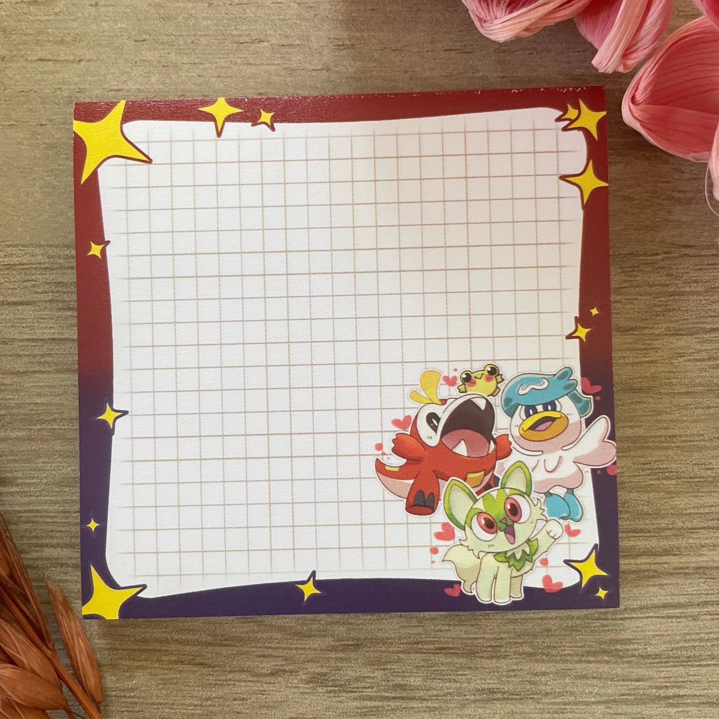 PKMN Anime Gen 9 Grid Sticky Notes #NP004
