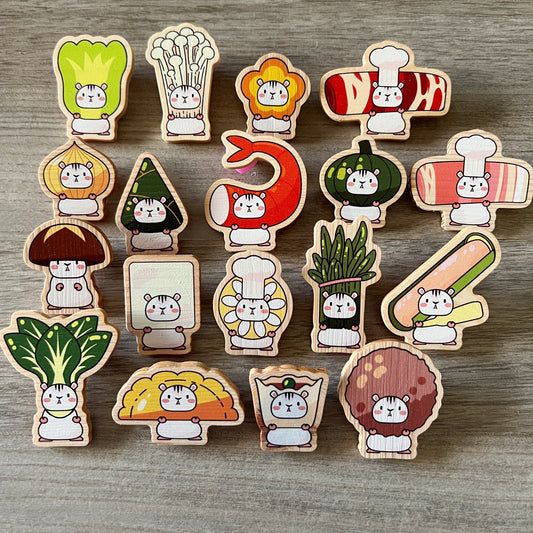 Hamry Hamster Food Wood Pins