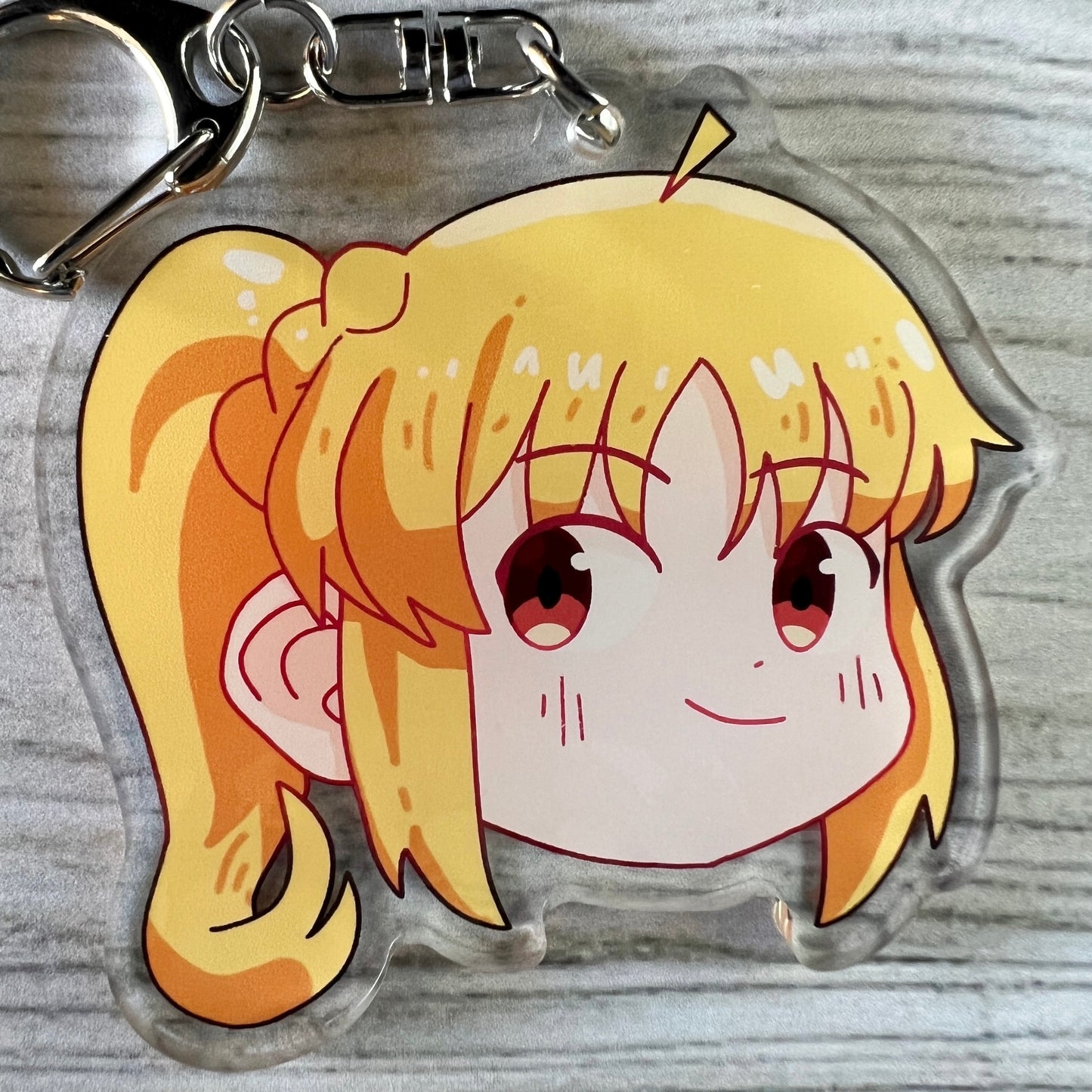 BTR Nijika Anime Chibi Acrylic Charm Keychain Accessory #AC024