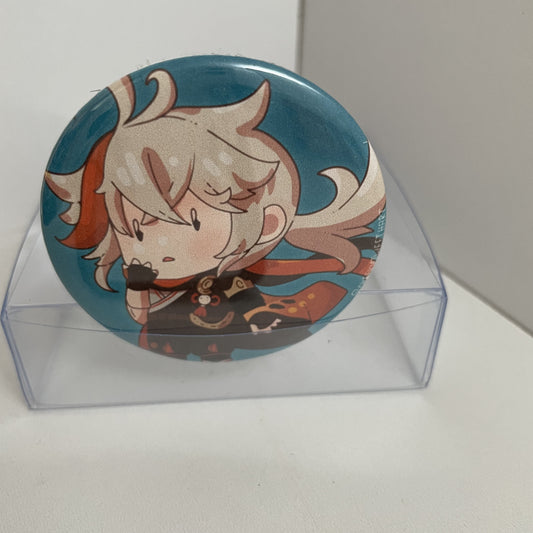 Genshin Impact Kaedehara Kazuha Pinback Button - 2.25 inch Badge #BUTT016