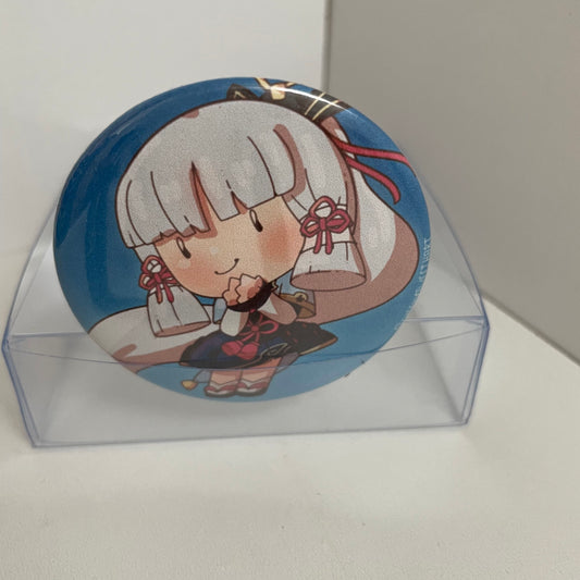 Genshin Impact Kamisato Ayaka Pinback Button - 2.25 inch Badge #BUTT018