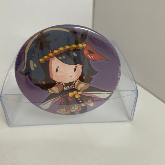 Genshin Impact Kujou Sara Pinback Button - 2.25 inch Badge #BUTT022
