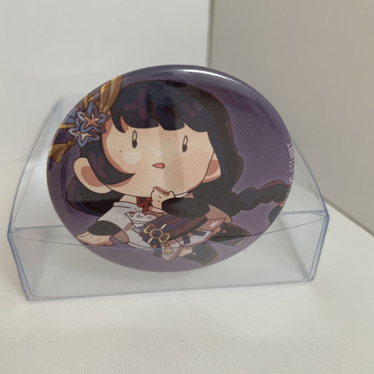 Genshin Impact Raiden Shogun Pinback Button - 2.25 inch Badge #BUTT028