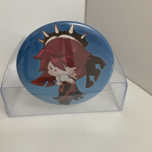 Genshin Impact Rosaria Pinback Button - 2.25 inch Badge #BUTT030