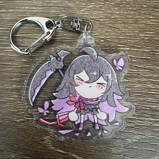 Honkai Star Rail Seele Chibi Acrylic Charm Keychain Accessory #AC122