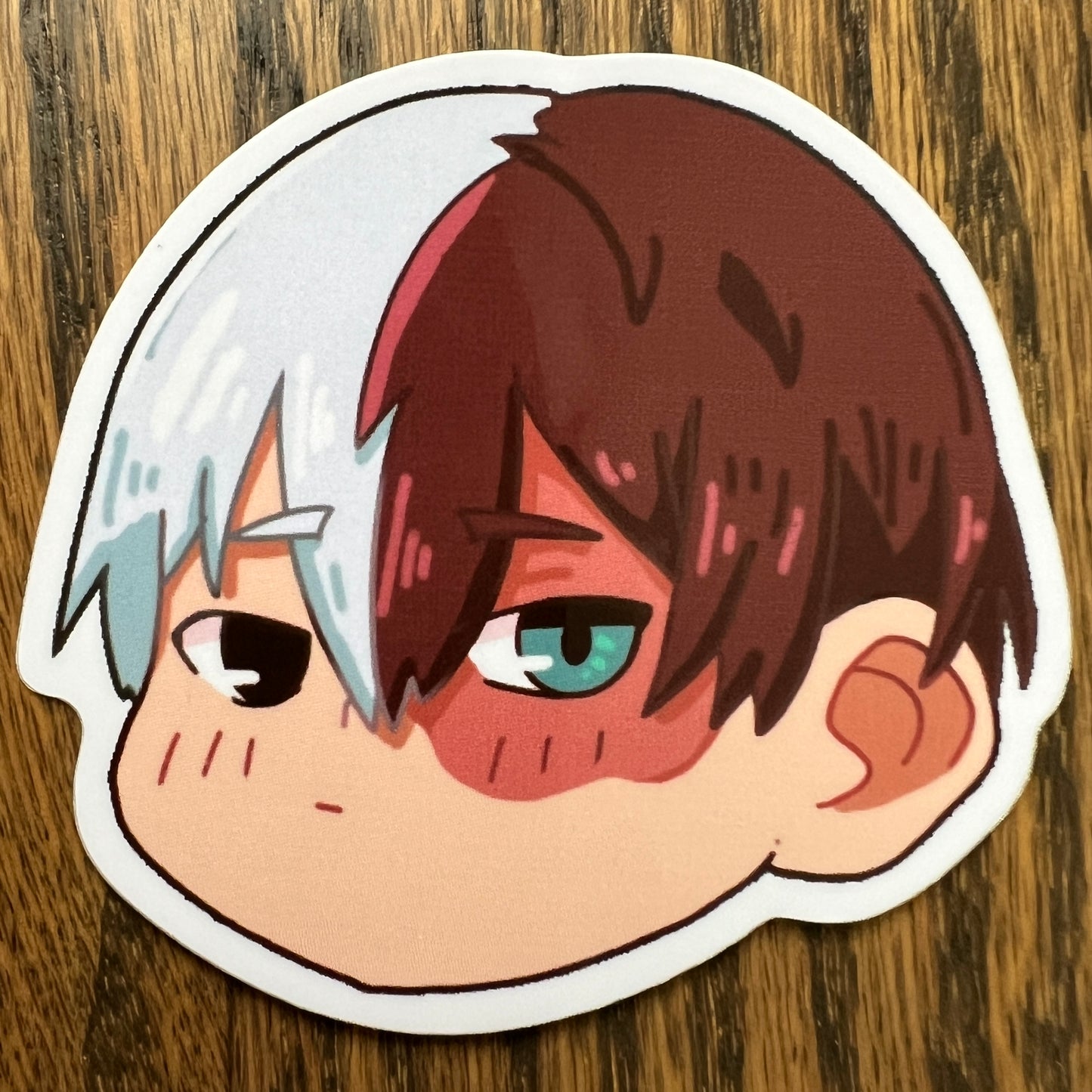 MHA Anime Chibi Stickers - Die Cut - Bakugo, Kirishima, Midoriya, Todoroki