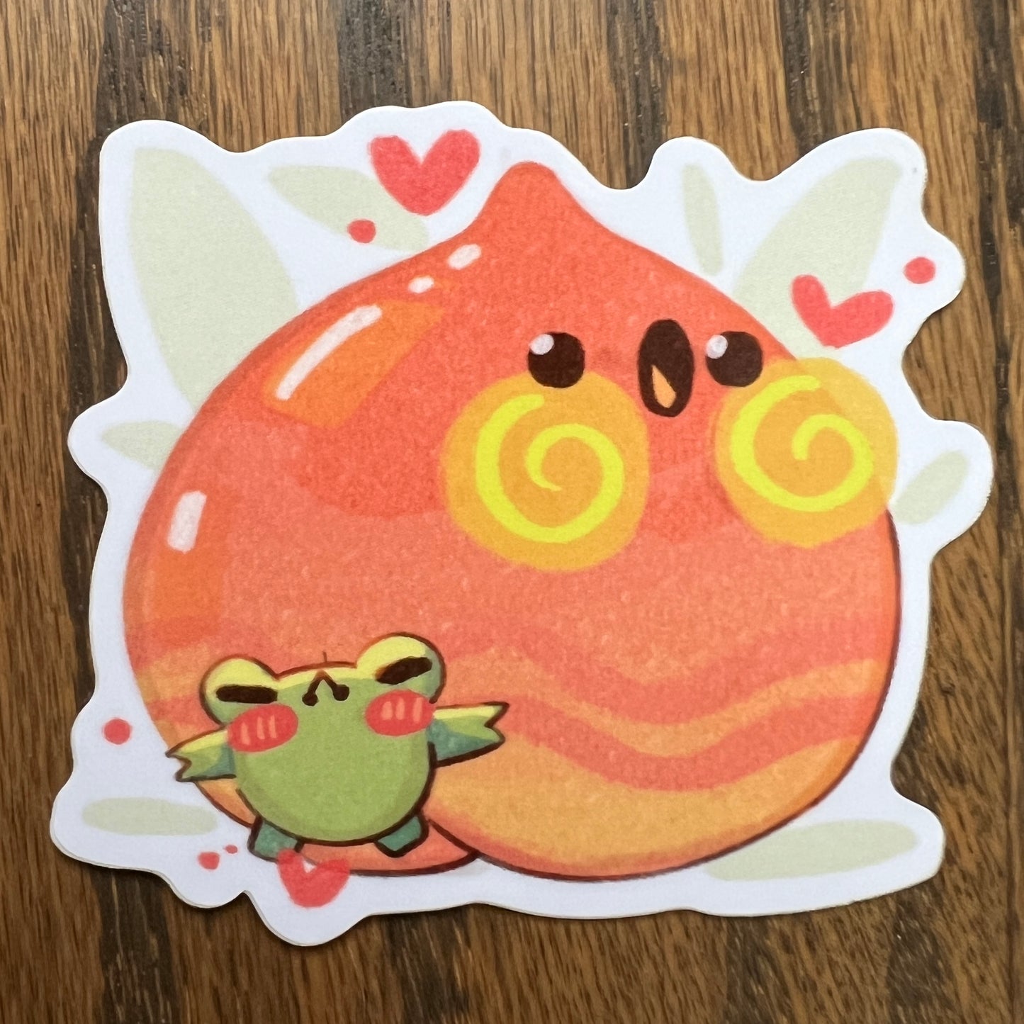 Peach Stickers - Die Cut