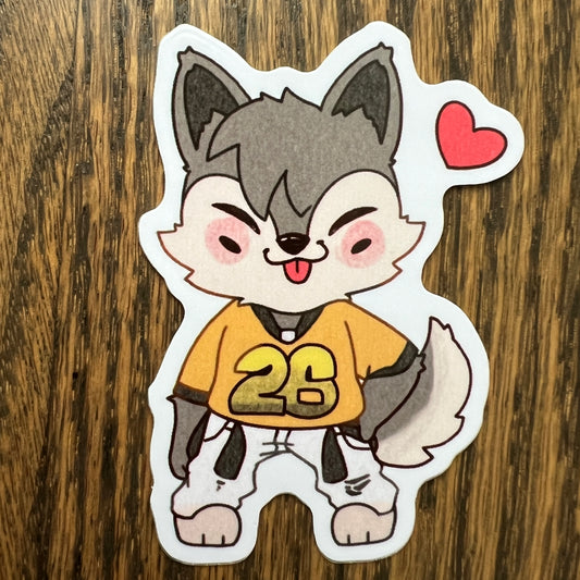 SKZOO Christopher Bahng Chan Wolf Chan Stickers - Die Cut
