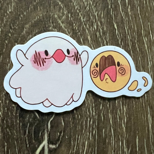 Wai and Yok Egg Ghost Stickers - Die Cut