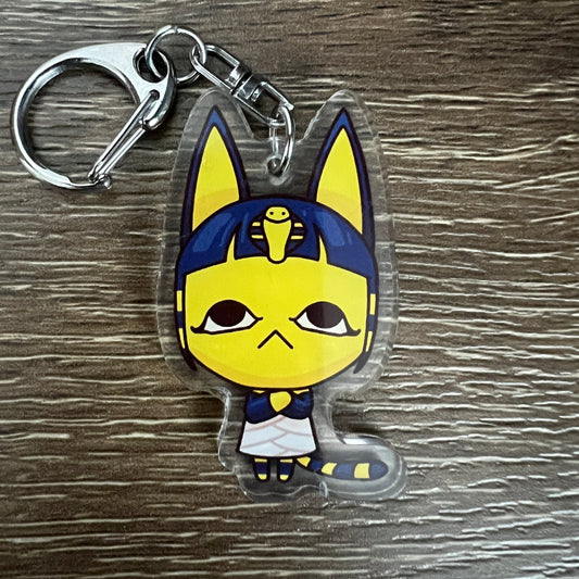 ACNH Ankha Game Cat Acrylic Charm #AC171