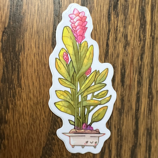 PotHead Plants Turmeric Stickers - Die Cut
