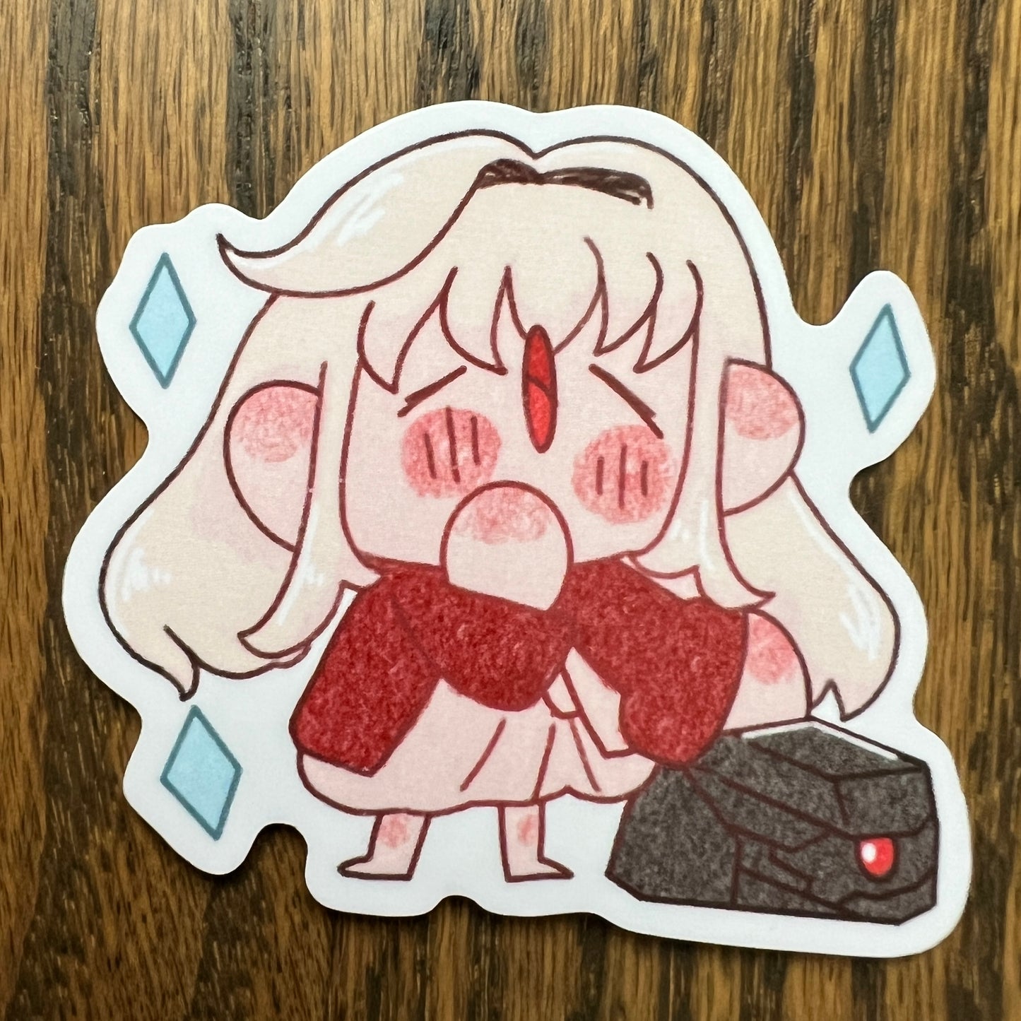 Honkai Star Rail Clara Chibi Stickers - Die Cut