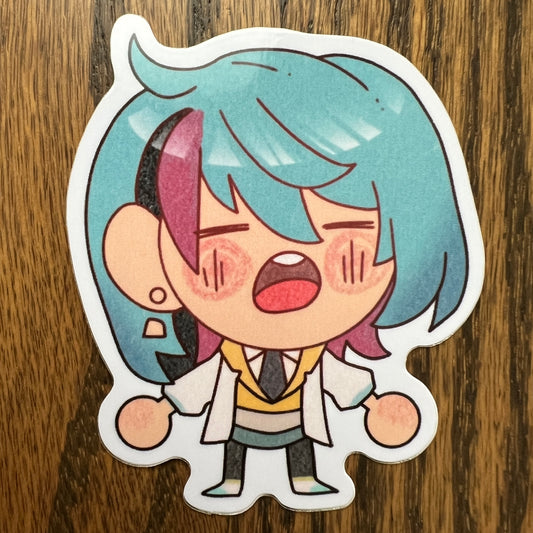 NJSJ Vtuber Chibi Kyo Stickers - Die Cut