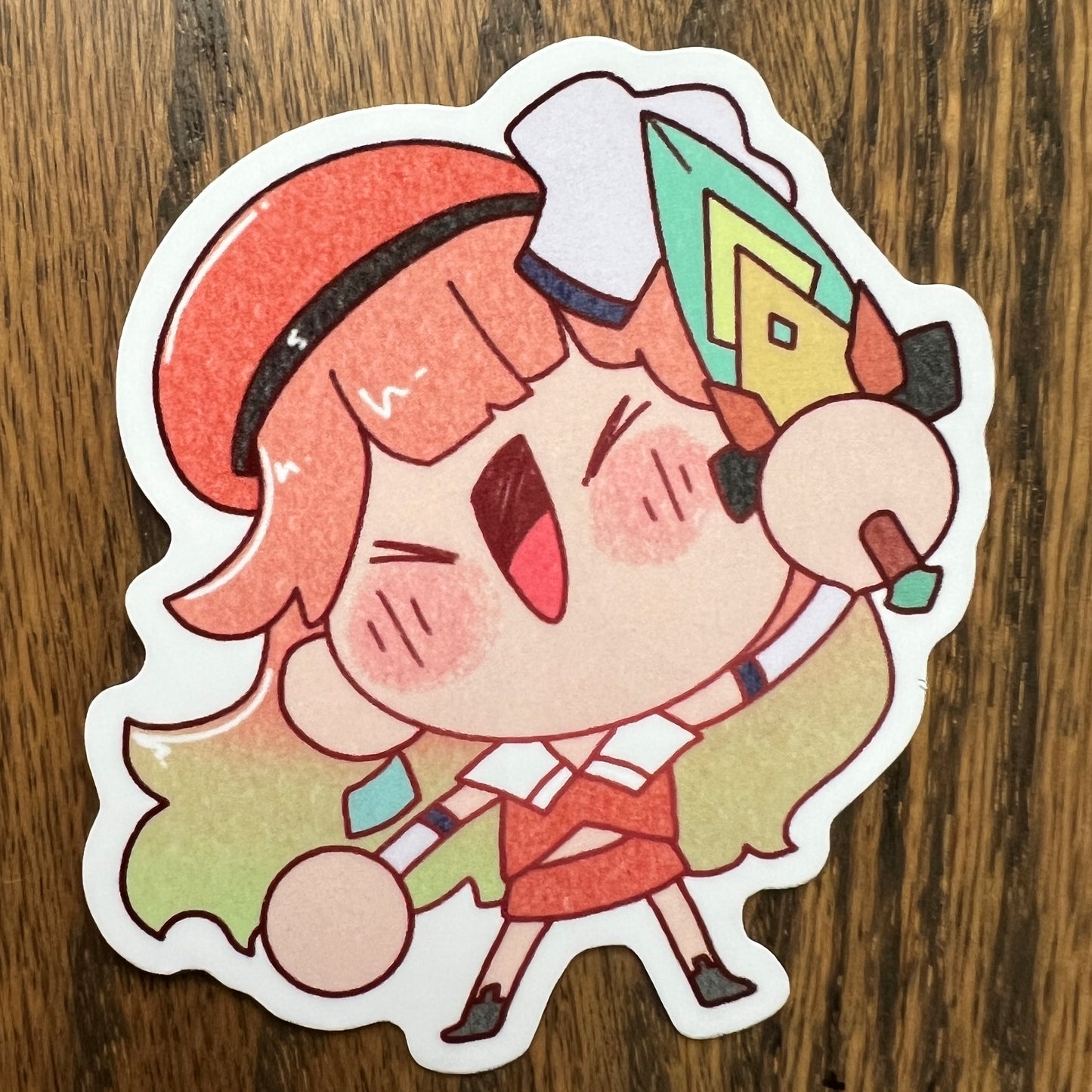 Holo Vtuber Chibi Takanashichan Kiara Stickers - Die Cut