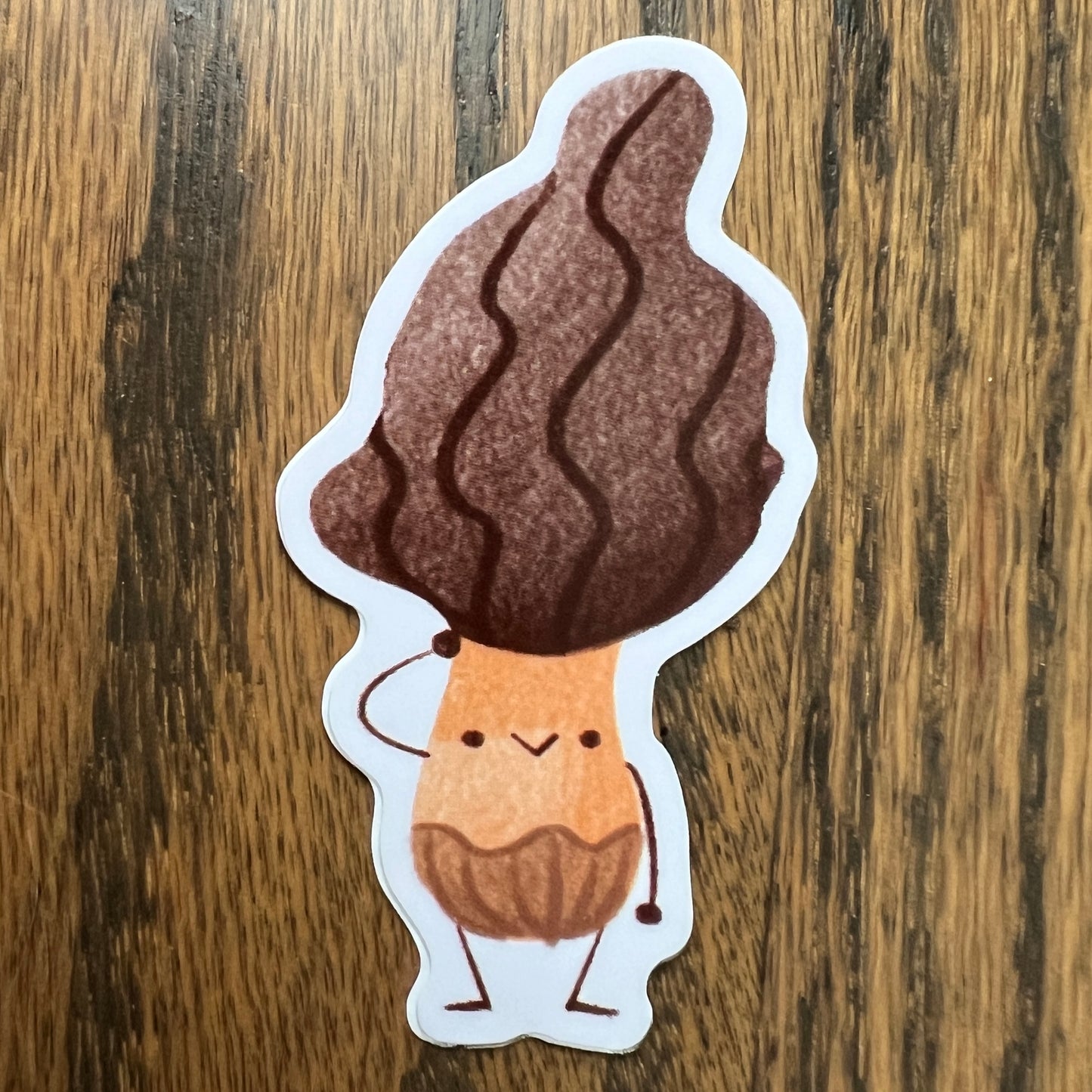 Morel Mushboy Stickers - Die Cut