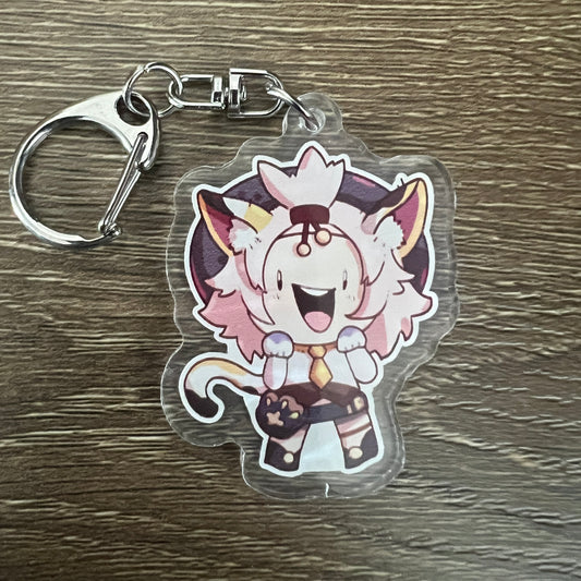 Genshin Impact Diona Chibi Acrylic Charm Keychain Accessory #AC183