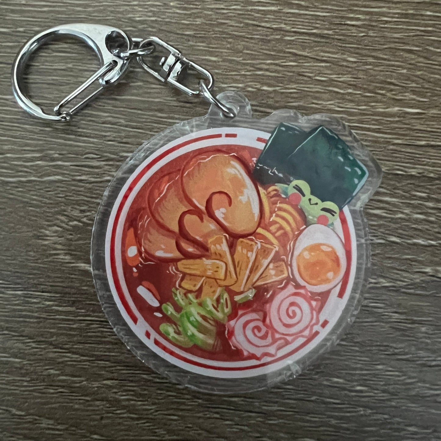 Ramen Food Acrylic Charm Keychain Accessory #AC139