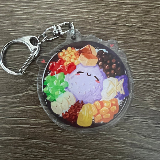 Halo Halo Food Acrylic Charm Keychain Accessory #AC138