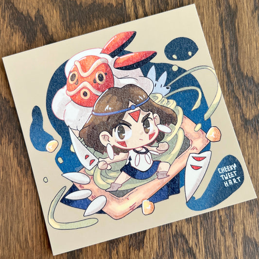 SG Princess Mono Noke Art Prints #AP173