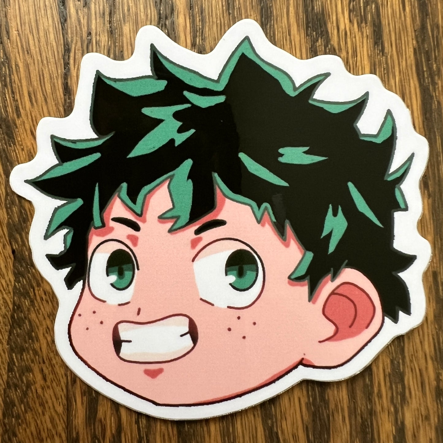 MHA Anime Chibi Stickers - Die Cut - Bakugo, Kirishima, Midoriya, Todoroki