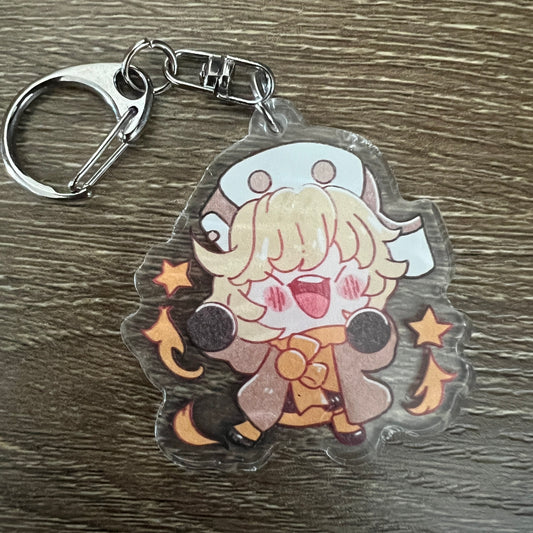 Honkai Star Rail Hook Chibi Acrylic Charm Keychain Accessory #AC111