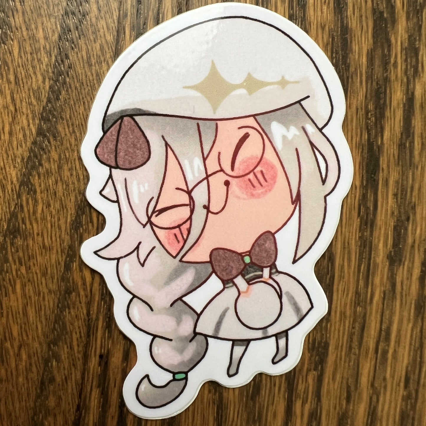 NJSJ Vtuber Chibi Aia Stickers - Die Cut