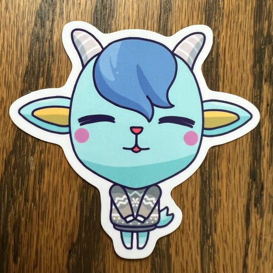 ACNH Sherb Goat Stickers - Die Cut