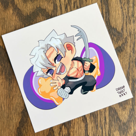 DS KNY Anime Chibi Sanechan Passion Fruit Slayer Art Prints - Shinazugawa #AP300