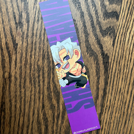DS KNY Sanemi Shinazugawa Passion Fruit Anime Food Bookmark #B009