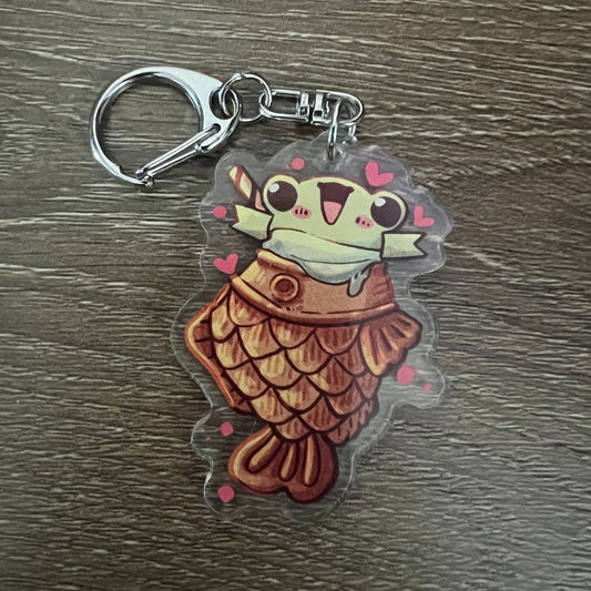 Taiyaki Food Acrylic Charm Keychain Accessory #AC143