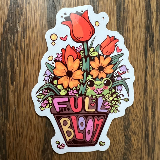 I'm In Full Bloom Plant Stickers - Die Cut