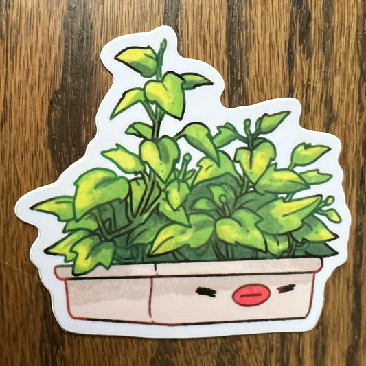 PotHead Plants Sweet Potato Stickers - Die Cut