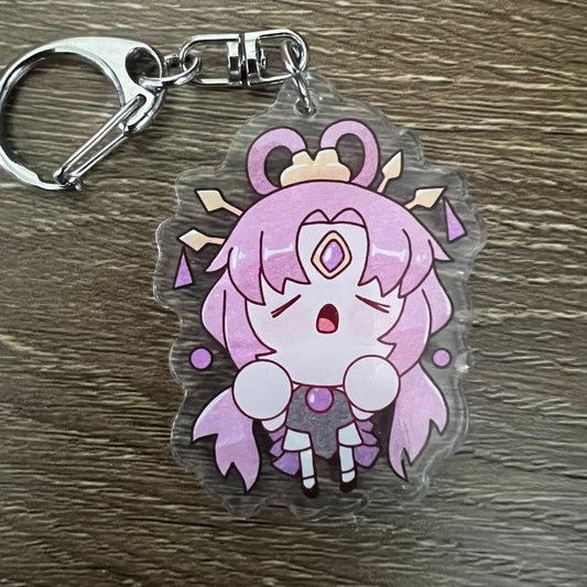 Honkai Star Rail Fuxuan Chibi Acrylic Charm Keychain Accessory #AC107