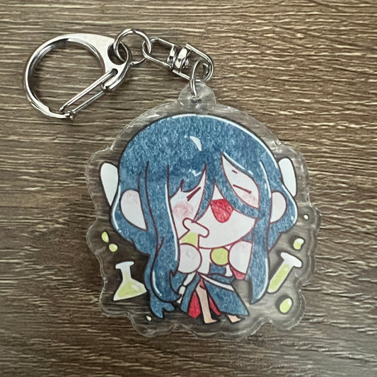 Honkai Star Rail Natasha Chibi Acrylic Charm Keychain Accessory #AC118